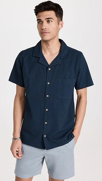 Onia Seersucker Camp Shirt 3 Onia Seersucker Camp Shirt