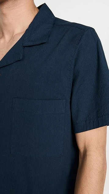 Onia Seersucker Camp Shirt 7 Onia Seersucker Camp Shirt - Image 5