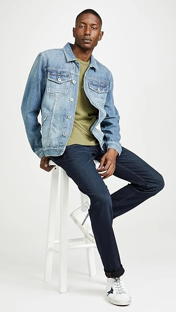 PAIGE Federal Slim Jeans In Russ Wash 6 PAIGE Federal Slim Jeans In Russ Wash - Image 4