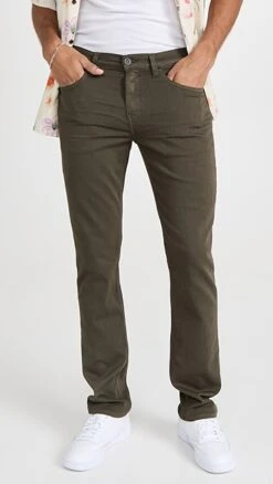PAIGE Federal River Moss Jeans