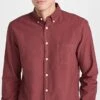 Portuguese Flannel Belavista Bordeaux Button Down Shirt
