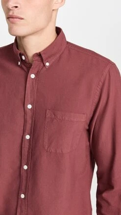 Portuguese Flannel Belavista Bordeaux Button Down Shirt -Strix Wear Shop pflan3021610253 1664313208958 2 0. UX357 QL90