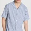 Portuguese Flannel Chambray Jacquard Shirt -Strix Wear Shop pflan30230102c9 1683307768513 2 0. UX357 QL90