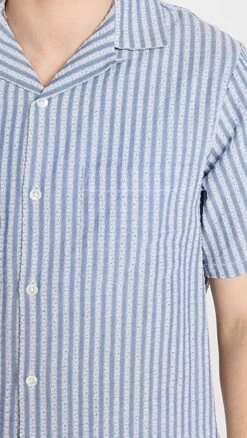 Portuguese Flannel Chambray Jacquard Shirt -Strix Wear Shop pflan30230102c9 1683307768892 2 0. UX357 QL90