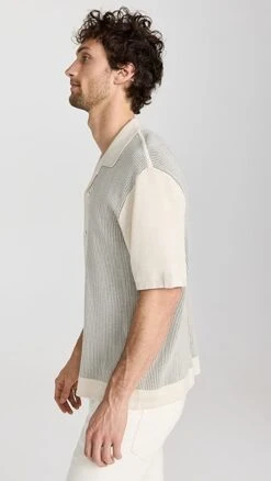 Rag & Bone Harvey Knit Camp Shirt -Strix Wear Shop ragbo4646716251 1673572409199 2 0. UX357 QL90