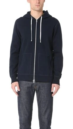 Reigning Champ Mid Weight Terry Full Zip Hoodie