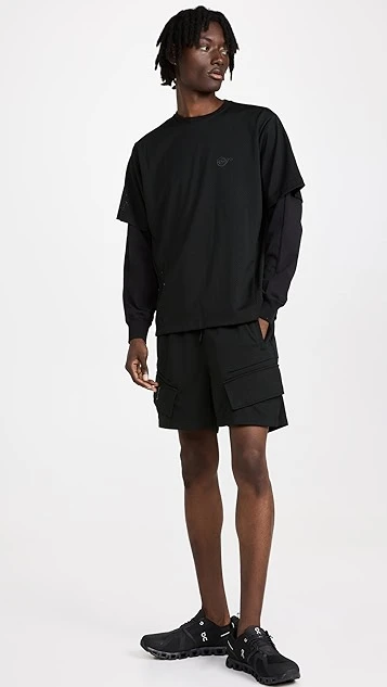 Reigning Champ X Jide Osifeso 2-Layer Mockneck Mesh Tee 6 Reigning Champ X Jide Osifeso 2-Layer Mockneck Mesh Tee - Image 4