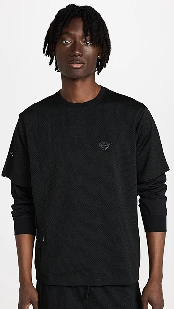 Reigning Champ X Jide Osifeso 2-Layer Mockneck Mesh Tee 9 Reigning Champ X Jide Osifeso 2-Layer Mockneck Mesh Tee - Image 7