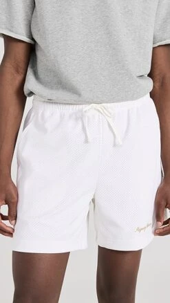 Reigning Champ Script Mesh Shorts -Strix Wear Shop reign306391a530 1684181336634 2 0. UX357 QL90