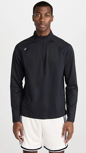 Rhone Session 1/4 Zip Black 8 Rhone Session 1/4 Zip Black - Image 6