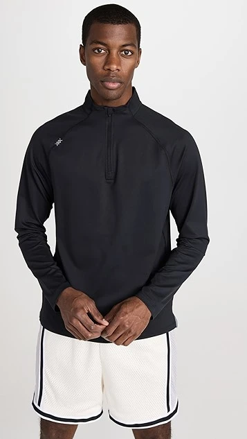 Rhone Session 1/4 Zip Black 3 Rhone Session 1/4 Zip Black