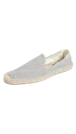 Soludos Washed Canvas Smoking Slipper