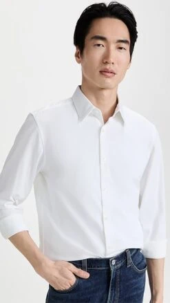 Theory Sylvain Structure Knit Shirt
