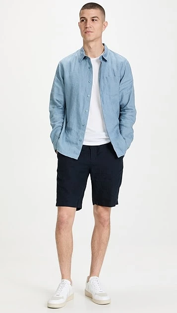 Vince Lightweight Hemp 9" Shorts 6 Vince Lightweight Hemp 9" Shorts - Image 4