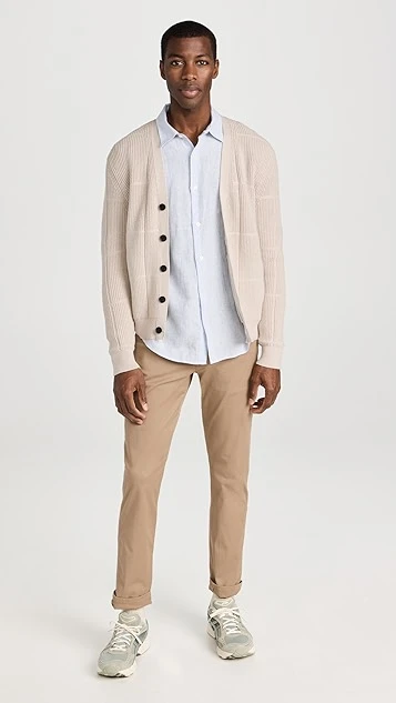 Vince Linen Stripe Button Down Shirt 6 Vince Linen Stripe Button Down Shirt - Image 4