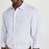 Vince Linen Stripe Button Down Shirt -Strix Wear Shop vince519481f245 1675271445665 2 0. UX357 QL90