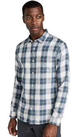 Vince Alps Plaid Long Sleeve Shirt -Strix Wear Shop vince5195320765 1675206471416 2 0. UX357 QL90