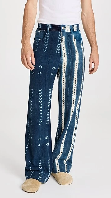 Wales Bonner Miles Tie-Dye Jeans 9 Wales Bonner Miles Tie-Dye Jeans - Image 7