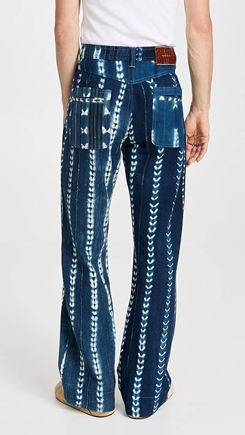 Wales Bonner Miles Tie-Dye Jeans 4 Wales Bonner Miles Tie-Dye Jeans - Image 2